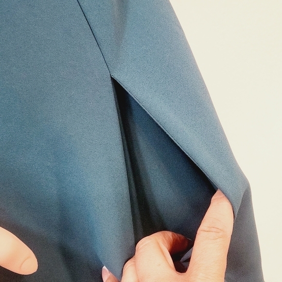 Lovers & Friends Teal Halter Swing Dress With Pockets Size M - Picture 11 of 14